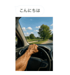 ムキムキ写真添付ビッグスタンプ（個別スタンプ：3）