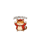張り切っている猫（個別スタンプ：5）