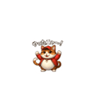 張り切っている猫（個別スタンプ：7）