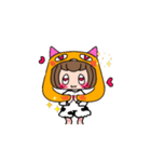 着ぐるみもぉ〜にゃ（個別スタンプ：1）