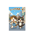 にゃ～んSticker(桜月＆ホームズ）7月（個別スタンプ：5）
