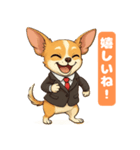 チワワの喜怒哀楽スタンプ1（個別スタンプ：1）