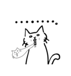 白目で頑張る猫その2（個別スタンプ：27）