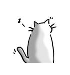白目で頑張る猫その2（個別スタンプ：40）