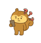 リスの赤ちゃんの生活 (タイ) Ver2（個別スタンプ：18）