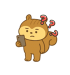 リスの赤ちゃんの生活 (にほんご) Ver2（個別スタンプ：18）