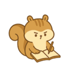 リスの赤ちゃんの生活 (にほんご) Ver2（個別スタンプ：36）