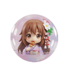 茶色い精霊みなみちゃんカプセルトイ（個別スタンプ：1）