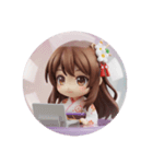 茶色い精霊みなみちゃんカプセルトイ（個別スタンプ：5）