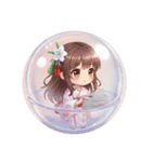 茶色い精霊みなみちゃんカプセルトイ（個別スタンプ：6）