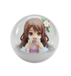 茶色い精霊みなみちゃんカプセルトイ（個別スタンプ：7）