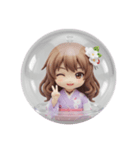 茶色い精霊みなみちゃんカプセルトイ（個別スタンプ：8）