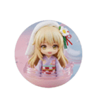 黄色い精霊みなみちゃんカプセルトイ（個別スタンプ：1）