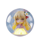 黄色い精霊みなみちゃんカプセルトイ（個別スタンプ：8）