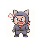 ねこ忍者(Ninja Cat)（個別スタンプ：3）