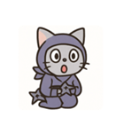 ねこ忍者(Ninja Cat)（個別スタンプ：4）