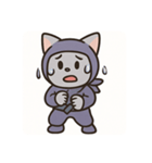 ねこ忍者(Ninja Cat)（個別スタンプ：6）