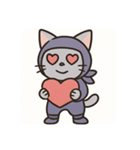 ねこ忍者(Ninja Cat)（個別スタンプ：8）