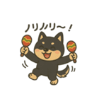 黒柴ナナちゃんと楽器（個別スタンプ：2）
