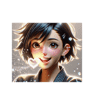 愛の魔法戦士リナ3（個別スタンプ：14）