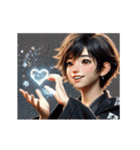 愛の魔法戦士リナ3（個別スタンプ：16）