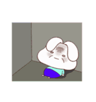 うさぎのヨガ-日本語（個別スタンプ：22）