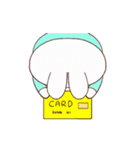 うさぎのヨガ-日本語（個別スタンプ：23）