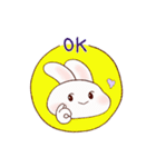 うさぎのヨガ(JPN-KOR)（個別スタンプ：5）