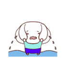 うさぎのヨガ(JPN-KOR)（個別スタンプ：15）