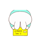 うさぎのヨガ(JPN-KOR)（個別スタンプ：23）
