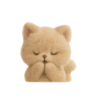 大人可愛い♡テディベアみたいなふわふわ猫（個別スタンプ：13）
