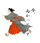 浮世絵風の女性01（個別スタンプ：6）