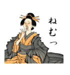 浮世絵風の女性01（個別スタンプ：15）