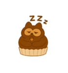 たぬきケーキ 〜レトロでゆる〜く使える〜（個別スタンプ：10）