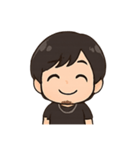 顎髭男性のスタンプ（個別スタンプ：4）