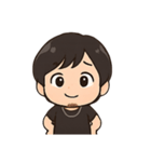 顎髭男性のスタンプ（個別スタンプ：11）
