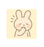 ゆるいうさぎカップル（個別スタンプ：9）