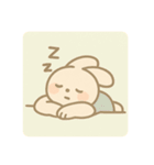 ゆるいうさぎカップル（個別スタンプ：12）