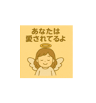 ほっとする言葉の天使スタンプ（個別スタンプ：10）