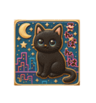 敬語 ぷっくりねこ（個別スタンプ：1）