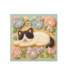 敬語 ぷっくりねこ（個別スタンプ：5）