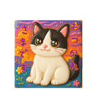 敬語 ぷっくりねこ（個別スタンプ：11）