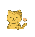 大人カワイイ！表情豊かな女豹ちゃん♡（個別スタンプ：1）