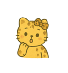 大人カワイイ！表情豊かな女豹ちゃん♡（個別スタンプ：2）