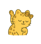 大人カワイイ！表情豊かな女豹ちゃん♡（個別スタンプ：7）