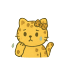 大人カワイイ！表情豊かな女豹ちゃん♡（個別スタンプ：9）