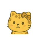 大人カワイイ！表情豊かな女豹ちゃん♡（個別スタンプ：14）