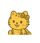 大人カワイイ！表情豊かな女豹ちゃん♡（個別スタンプ：17）