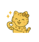 大人カワイイ！表情豊かな女豹ちゃん♡（個別スタンプ：18）