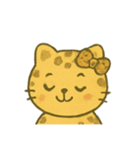 大人カワイイ！表情豊かな女豹ちゃん♡（個別スタンプ：23）